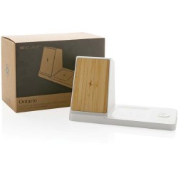Bezdrátová nabíječka Ontario 3v1 15W z RCS RABS a bambusu