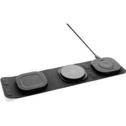 Cestovní bezdrátová nabíječka 3v1 Swiss Peak 15W z RCS RPET