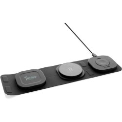 Cestovní bezdrátová nabíječka 3v1 Swiss Peak 15W z RCS RPET