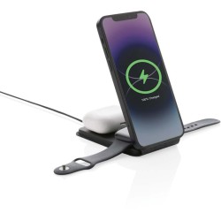 Magnetická bezdrátová nabíječka 3v1 Swiss Peak 15W z RCS PU
