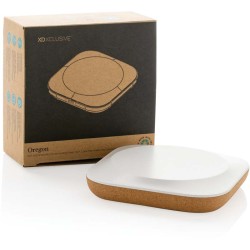Bezdrátová nabíječka Oregon 10W z RCS recykl. plastu a korku