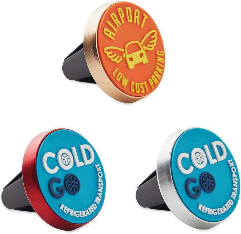 Magnetický držák ventilace s 3D logem