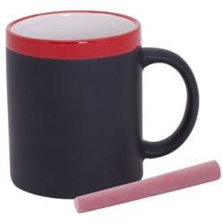 Keramický hrnek s plochou pro psaní křídou