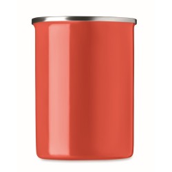 Silver Kovový smaltovaný hrnek