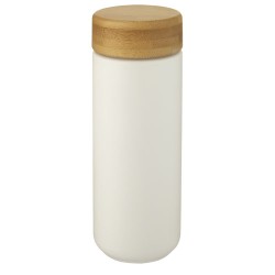 Keramický hrnek Lumi o objemu 300 ml s bambusovým víčkem