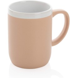 Keramický hrnek s bílým lemem