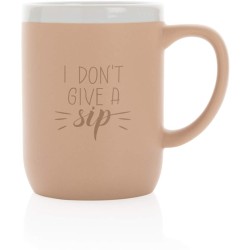 Keramický hrnek s bílým lemem