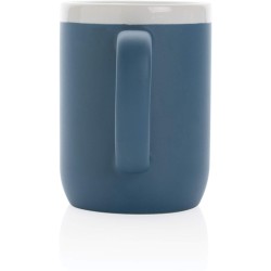 Keramický hrnek s bílým lemem