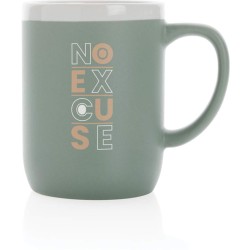 Keramický hrnek s bílým lemem