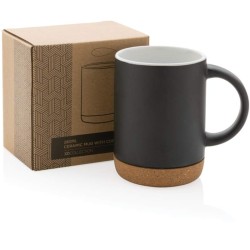 Keramický hrnek s korkovým podstavcem