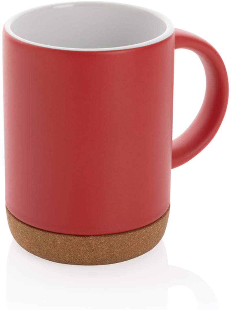 Keramický hrnek s korkovým podstavcem