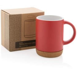 Keramický hrnek s korkovým podstavcem