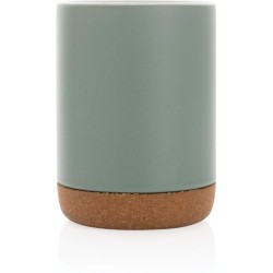 Keramický hrnek s korkovým podstavcem