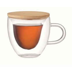 Coramug Skleněný hrnek ve tvaru srdce