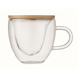 Coramug Skleněný hrnek ve tvaru srdce