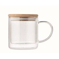 Farbi Dvoustěnný skleněný hrnek