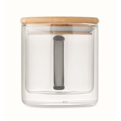 Farbi Dvoustěnný skleněný hrnek