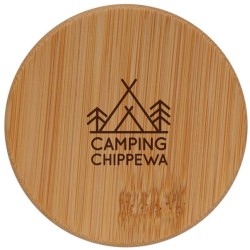 Sklenice s bambusovým víčkem 2ks 250ml