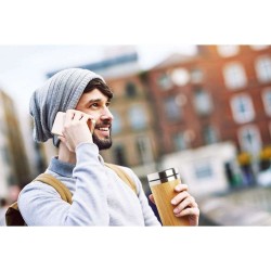 Dvoustěnný bambusový hrnek