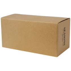 Skleněný dvoustěnný hrnek 350 ml s bambusovým podšálkem Manti