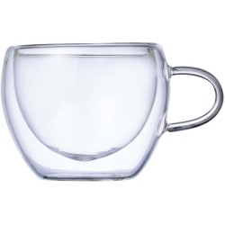 Skleněná sada šálků na espresso Gladen