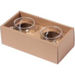 Skleněná sada šálků na espresso Gladen