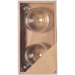 Skleněná sada šálků na espresso Gladen