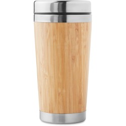 Dvoustěnný bambusový hrnek