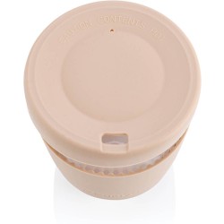 Sklenice se silikonovým víkem a úchopem Ukiyo