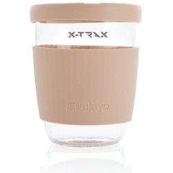 Sklenice se silikonovým víkem a úchopem Ukiyo