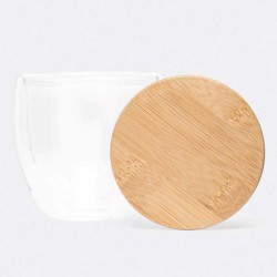 Dvouplášťová sklenice BAMBOO ART S, kapacita cca. 250 ml