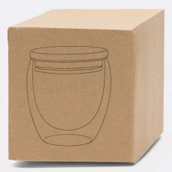 Dvouplášťová sklenice BAMBOO ART S, kapacita cca. 250 ml