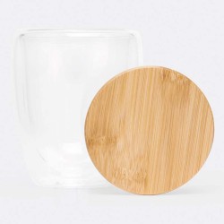 Dvouplášťová sklenice BAMBOO ART M kapacita cca. 350 ml