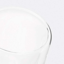 Dvouplášťová sklenice BAMBOO ART L  kapacita cca. 450 ml