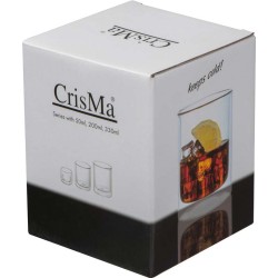 Oboustranný skleněný hrnek 330 ml