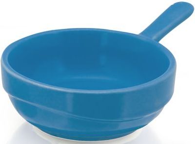 Modrá miska na olivy