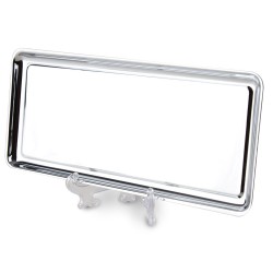 Velký chromovaný obdelník se zakulacenými rohy