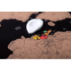 Palsy stírací mapa