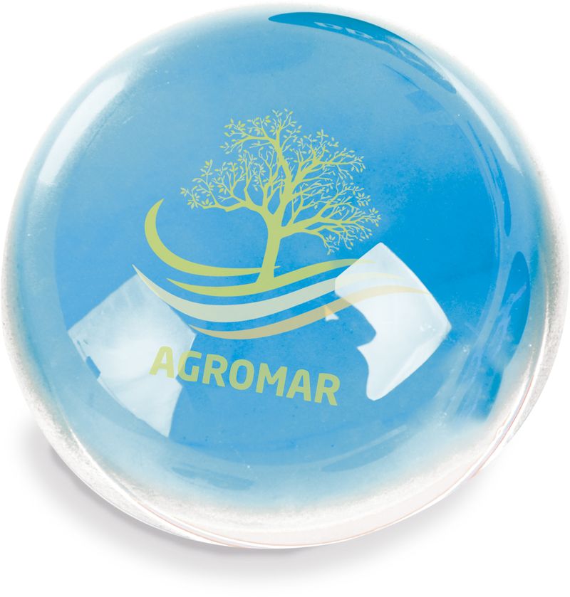 Skleněné těžítko zvětšovací