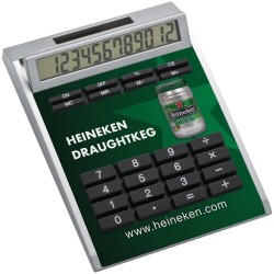 Kalkulačka ve vlastním designu s vložkami bez dírek, malá