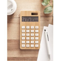 CALCUBIM 12 místná bambusová kalkulačka