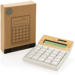 Kalkulačka Utah z RCS rec. plastu a FSC bambusu