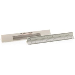 Hliníkové trojúhelníkové pravítko 15cm