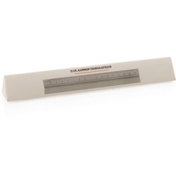 Hliníkové trojúhelníkové pravítko 15cm