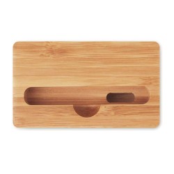 Bambusový stojánek a zesilovač