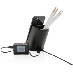 Light up bezdrátově nabíjecí stojánek na telefon a pera 5W