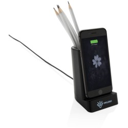 Light up bezdrátově nabíjecí stojánek na telefon a pera 5W