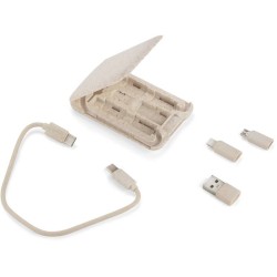 Stojan na telefon s nabíjecími kabely OLIN