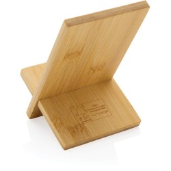Stojánek na telefon z FSC bambusu v FSC krabičce