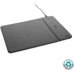 Podložka pod myš z GRS recyklovaného PU s Qi nabíječkou 10W